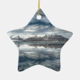 Jokulsarlon Glazial- Lagune, Island Keramik Ornament
