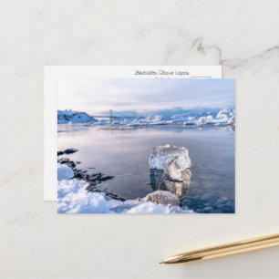 Jökulsárlón Gletscherlagune Eisberg Postkarte