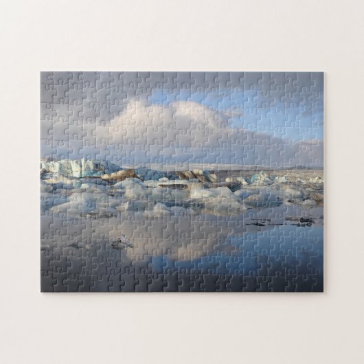 Jokulsarlon Gletschersee in Island-Puzzlespiel Puzzle (Horizontal)