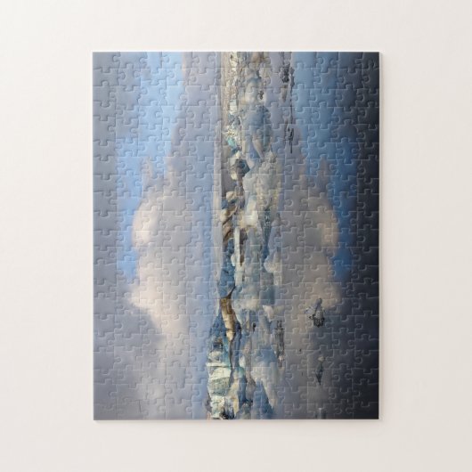 Jokulsarlon Gletschersee in Island-Puzzlespiel Puzzle (Vertikal)