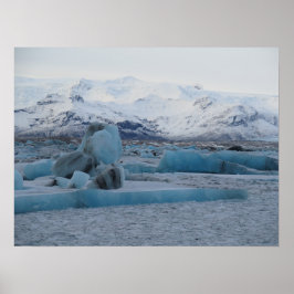 Jökulsárlón Iceland Poster