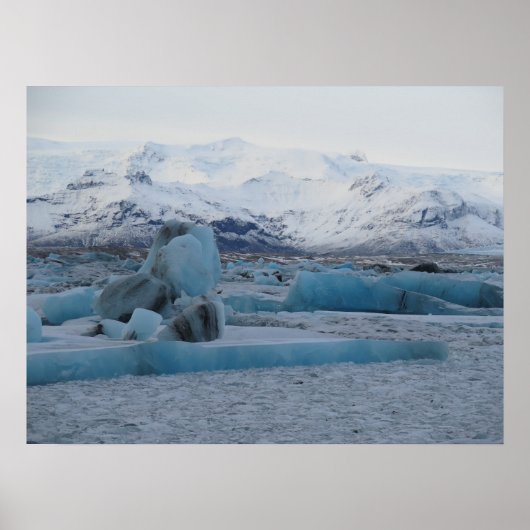 Jökulsárlón Iceland Poster (Vorne)