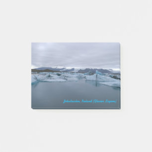 Jokulsarlon, Island - Glacier Lagoon, Post it note Post-it Klebezettel