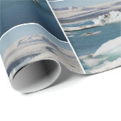 Jokulsarlon Island Packpapier (Rolleneckpunkt)