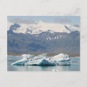 Jokulsarlon Island Postcard Postkarte