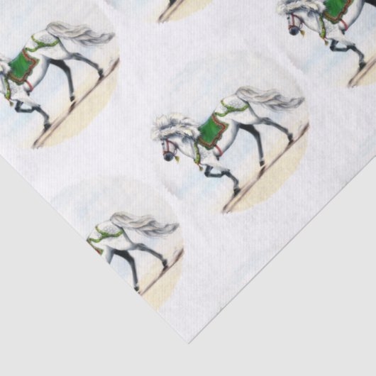 Jol Holiday Icelandic Pferd Seidenpapier (Detail)