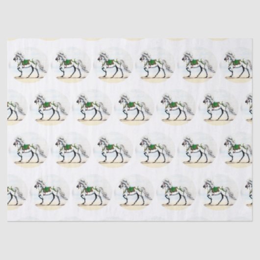 Jol Holiday Icelandic Pferd Seidenpapier (Vorderseite)