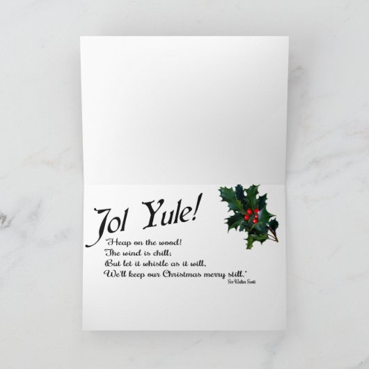 Jol Weihnachten (Innenseite)