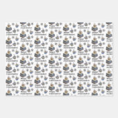 Jolabokaflod Books, Cats, and Cocoa Christmas Gift Geschenkpapier Set (Vorderseite 2)