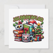 Jolabokaflod Feiertagskarte (Vorderseite)