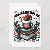 Jolabokaflod Feiertagskarte (Vorne/Hinten)