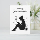 Jolabokaflod - Island Book Flood Einladung (Stehend Vorderseite)