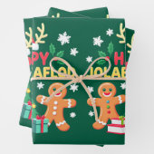 Jolabokaflod - Island Book Flood Geschenkpapier Set (Beispiel)