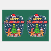 Jolabokaflod - Island Book Flood Geschenkpapier Set (Vorderseite 2)
