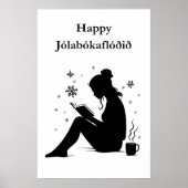 Jolabokaflod - Island Book Flood Poster (Vorne)