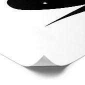 Jólabókaflóð - isländische Buchflut, Postergeschen Poster (Ecke)