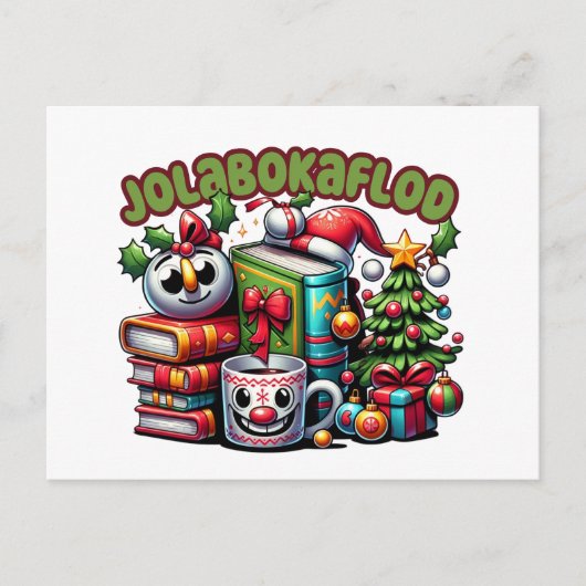 Jolabokaflod Postkarte (Vorderseite)