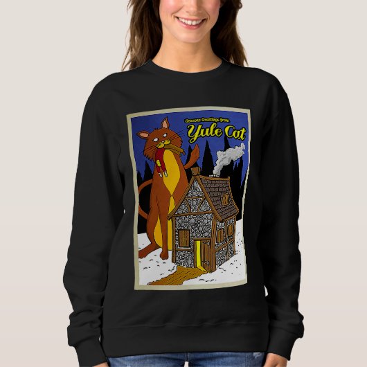Jólakötturinn Sweatshirt (Vorderseite)