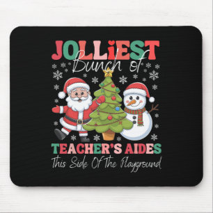 Jolarly Teacher's Aides Christmas Playground Funn Mousepad