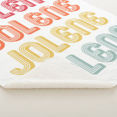 JOLENE Geschenkname Personalisiert Retro Vintag 80 Sherpadecke (3/4)