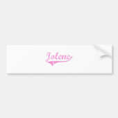 Jolene klassischer Art-Name Autoaufkleber (Vorne)