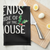 Jolest Bunch Freunde Weihnachten passt sarkastisch Geschirrtuch (Viertel Falte)