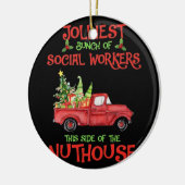 Jolest-Gruppe von SOZIALARBEITERN Keramik Ornament (Links)