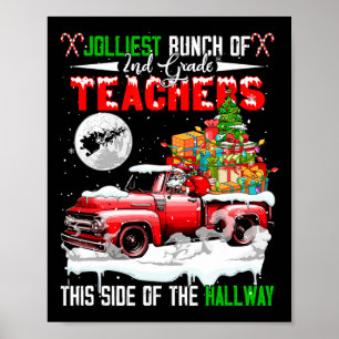 Joleste Gruppe von Lehrern der zweiten Klasse des  Poster