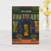 Joli Jardin Karte (Gelbe Blume)