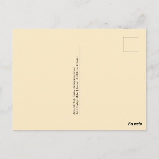 Joli Jardin  Postkarte (Rückseite)