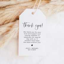 JOLIE Fun Script Minimalistisch Vielen Dank