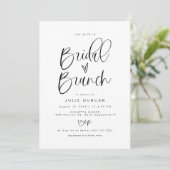 JOLIE Fun Typografie Minimalistisch Boho Bridal Br Einladung (Stehend Vorderseite)