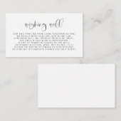 JOLIE Fun Typografy Schriftart wünscht Well-Card Begleitkarte (Vorne/Hinten)