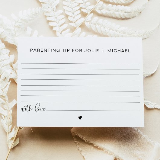 JOLIE Kinderbetreuung und Tips-Card-Spiel Einladung