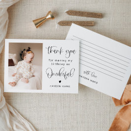 JOLIE Minimalistisch Fun Einmal Geburtstag Vielen  Einladung