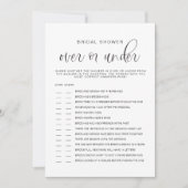 JOLIE Minimalistisch über oder unter Brautparty Einladung (Vorderseite)