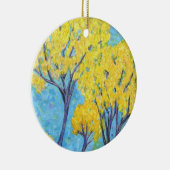 Jolies gelber Baum Keramikornament (Rechts)