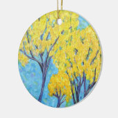 Jolies gelber Baum Keramikornament (Links)
