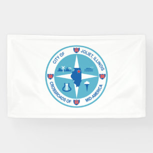Joliet-Flagge (Illinois) Banner
