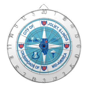 Joliet-Flagge (Illinois) Dartscheibe