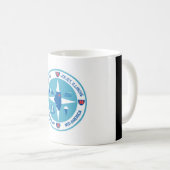 Joliet-Flagge (Illinois) Kaffeetasse (VorderseiteRechts)