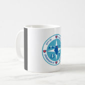 Joliet-Flagge (Illinois) Kaffeetasse (Vorderseite Links)