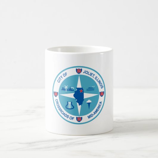 Joliet-Flagge (Illinois) Kaffeetasse (Mittel)