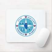 Joliet-Flagge (Illinois) Mousepad (Mit Mouse)