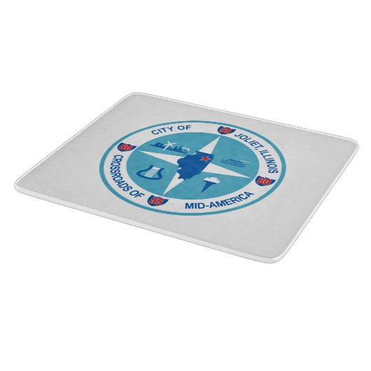 Joliet-Flagge (Illinois) Schneidebrett (Ecke)