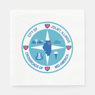Joliet-Flagge (Illinois) Serviette