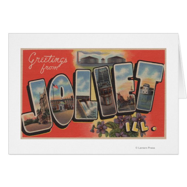 Joliet, Illinois - Großbuchstaben - Szenen 2 (Vorderseite (Horizontal))