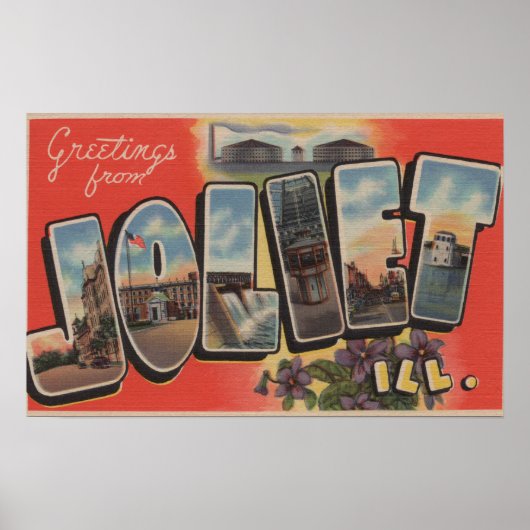 Joliet, Illinois - Großbuchstaben - Szenen 2 Poster (Vorne)