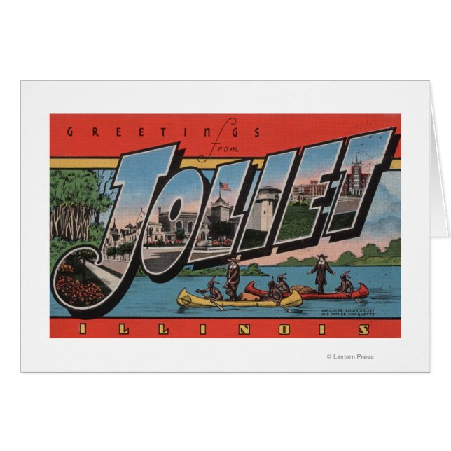 Joliet, Illinois - Große Buchstabenszenen (Vorderseite (Horizontal))