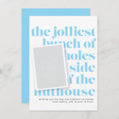 Jolliest Bunch Holiday Tradition Portrait Front Einladung (Vorne/Hinten)